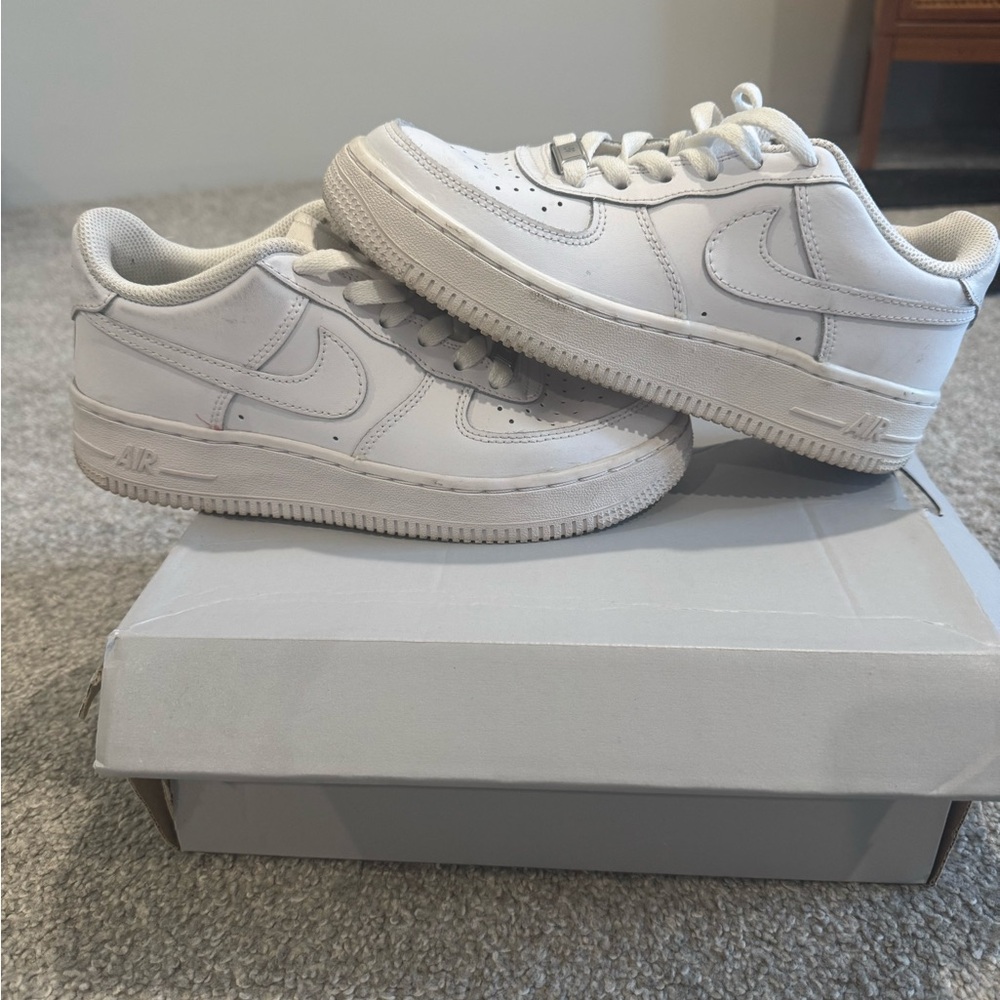 Nike Kids All-White Air Sneakers